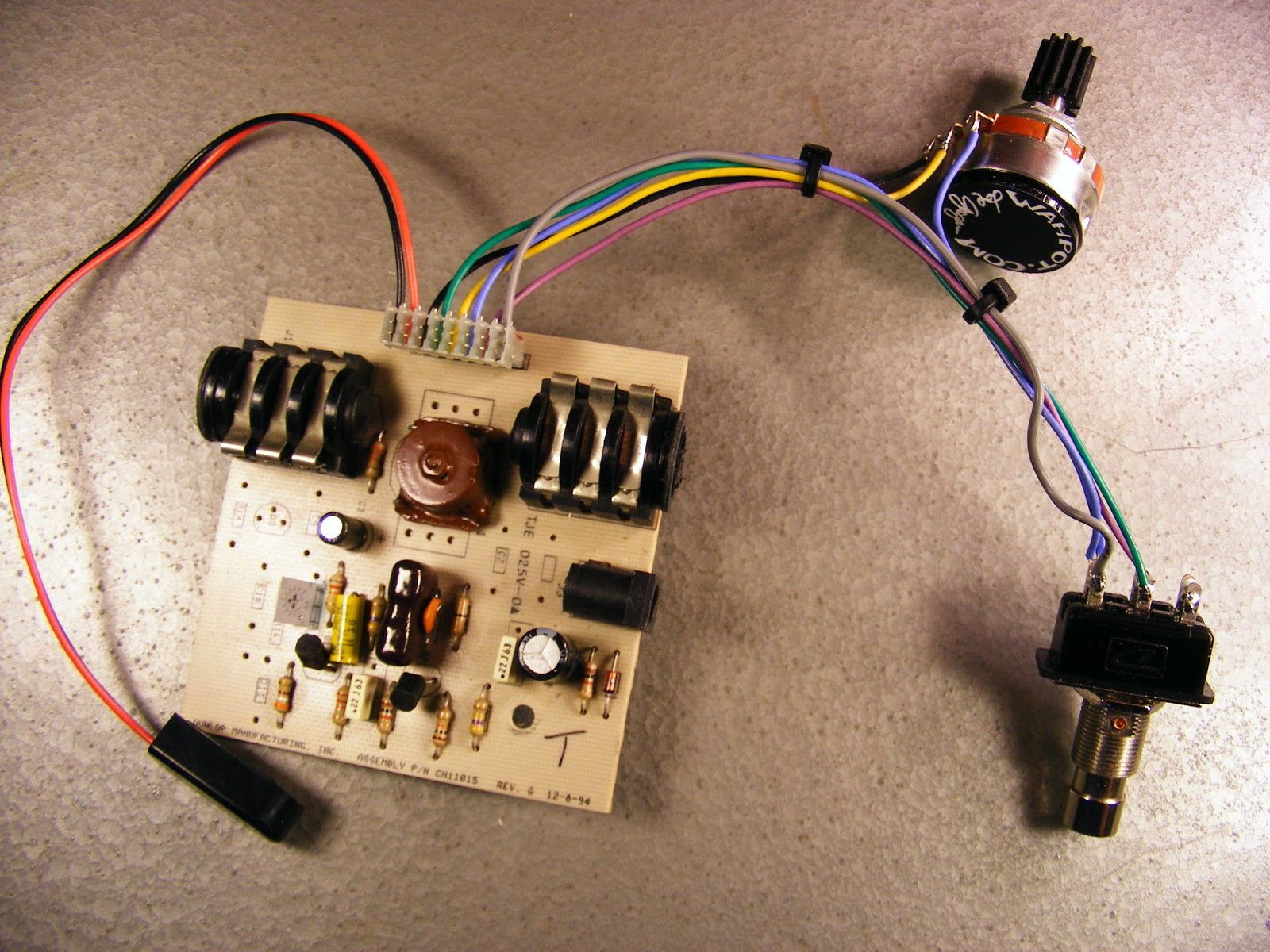 drop-in VOX hotrod CLYDE tone--"filmcan" replica, trubypass (75k)complete kit