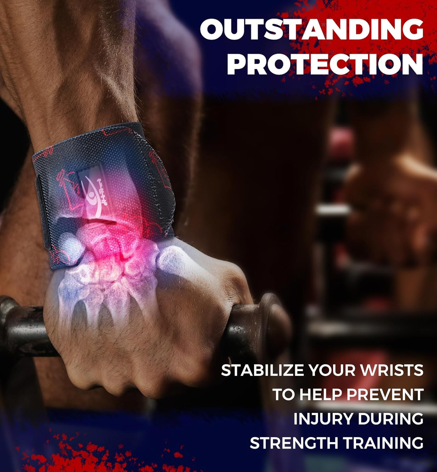 Elite 18" Weightlifting Wrist Wraps - Professional-Grade Ultimate Support & Comf