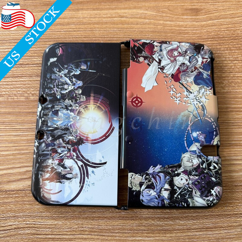 For Nintendo New 3DS XL/ LL Front+Back Housing Shell Protective Case Cover Fire