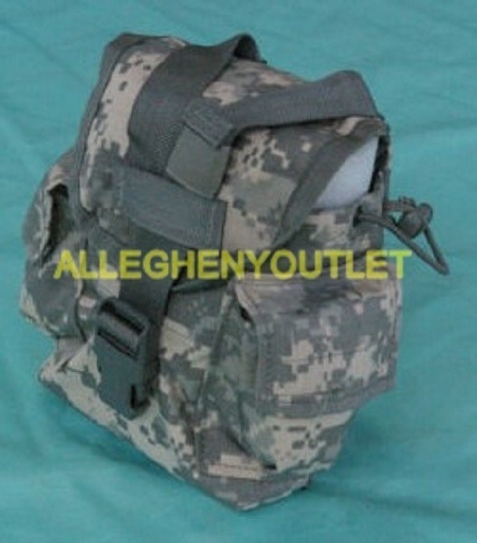 MOLLE II Canteen Cover General Purpose Pouch 1QT ACU Digital Camo VGC