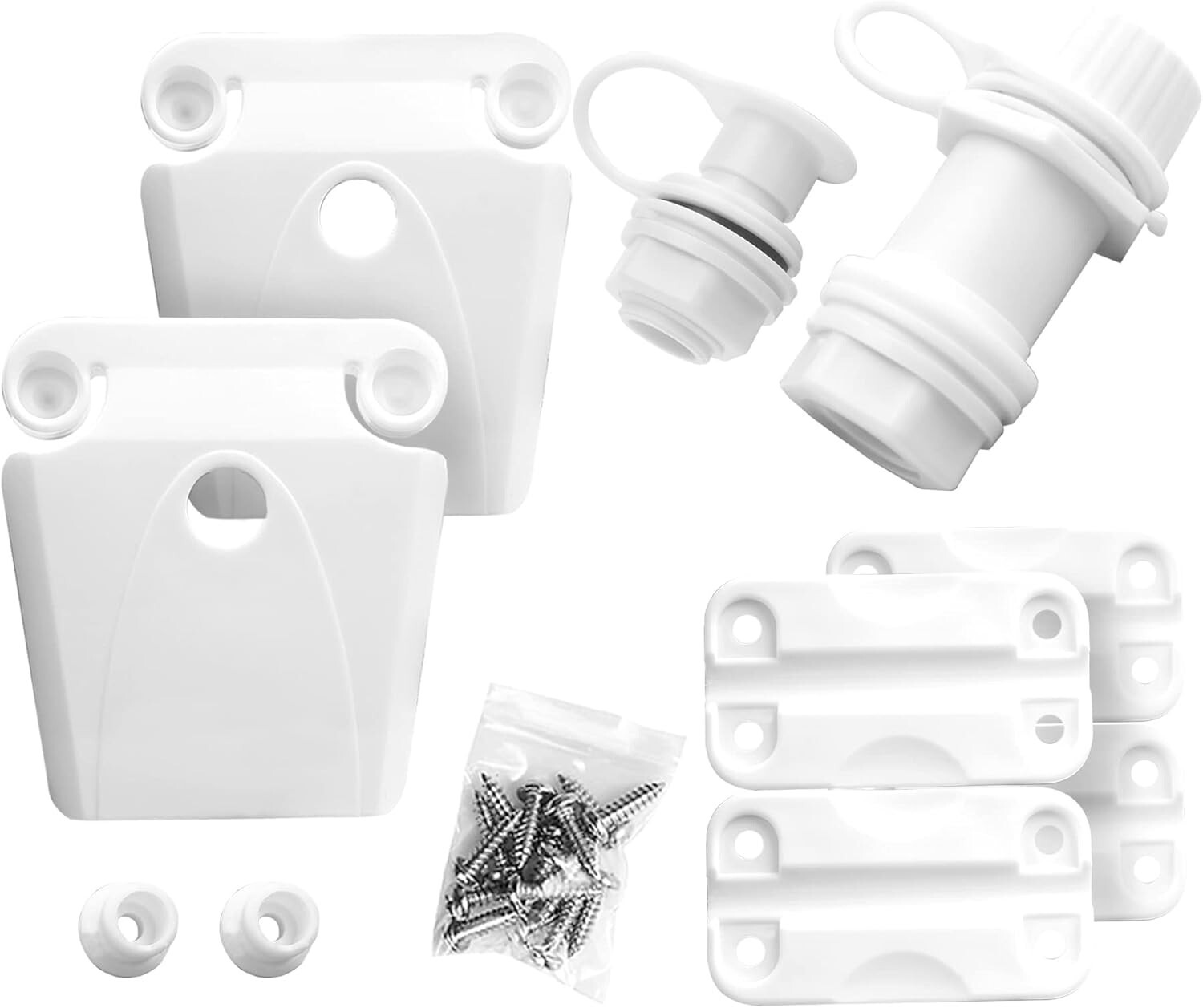 Ice Chest Cooler Repair Replacement Parts Kit Drain Plug Hinges Latches US