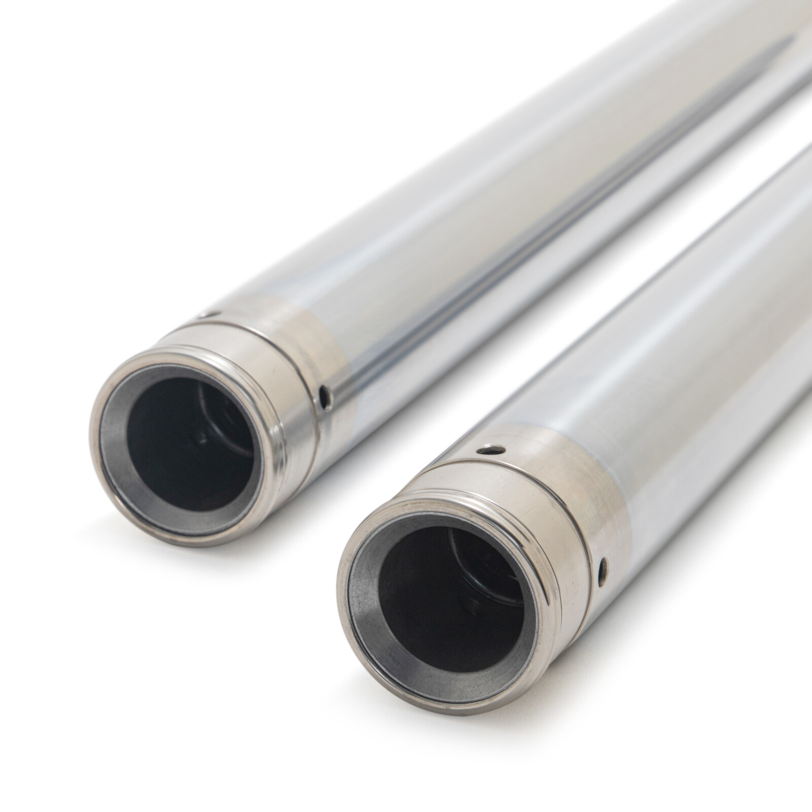 49mm Chrome Silver Fork Tubes For Harley Dyna FXDB FXDL 06-17 FXDBA 2013 FXD