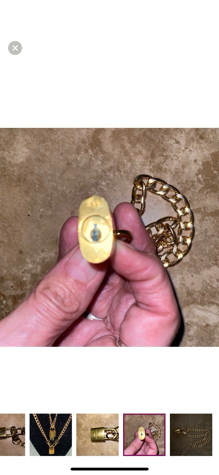 Louis Vuitton Lock and Keys Set