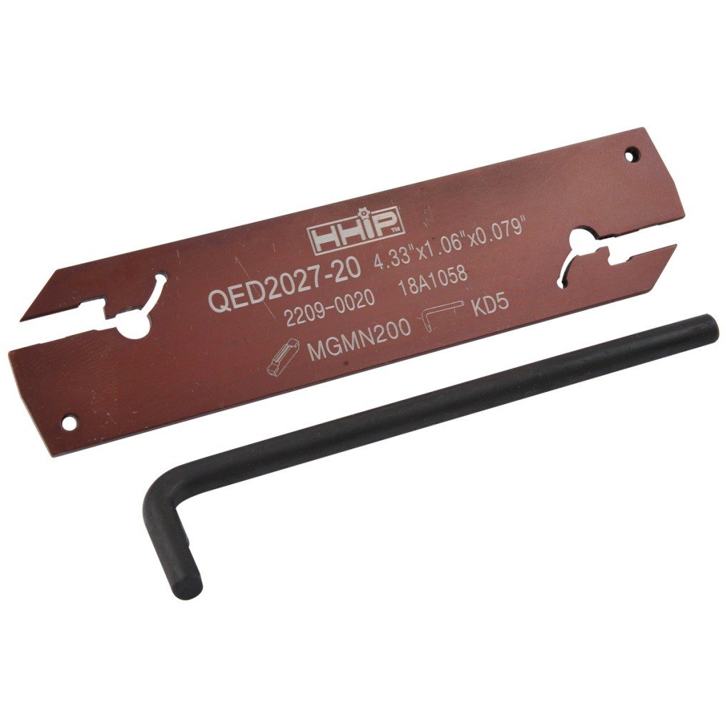 4.33 X 1.06 X 0.079" RIGHT HAND EXTERNAL CUT-OFF & GROOVING BLADE (2209-0020)