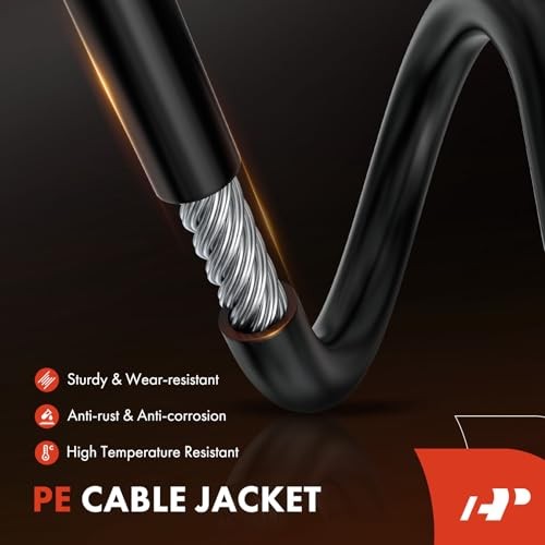 25 inch Carburetor Accelerator Cable Compatible with Chevrolet Impala,