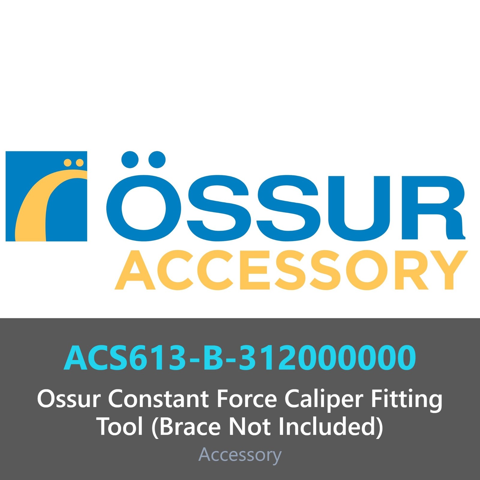 Ossur Constant Force Caliper for Custom Knee Brace Fitting (Brace Not Included)