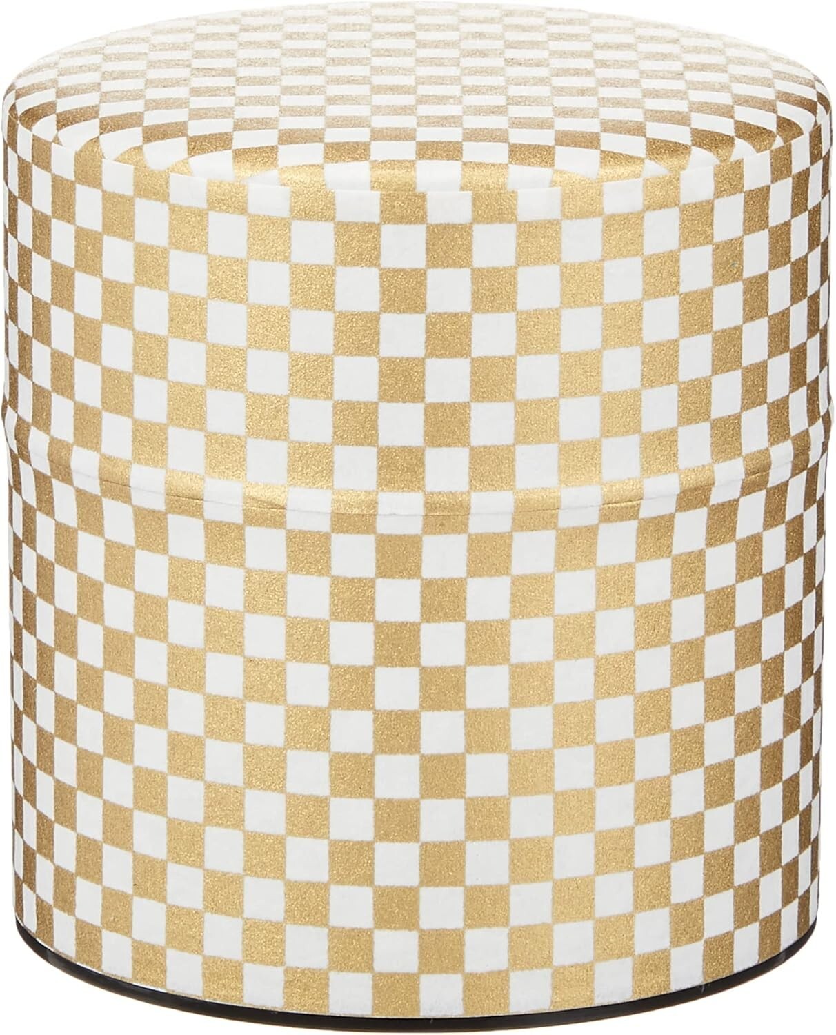Yamaco Pokkan Gorgeous Checkered Small Tea Tin S-4844