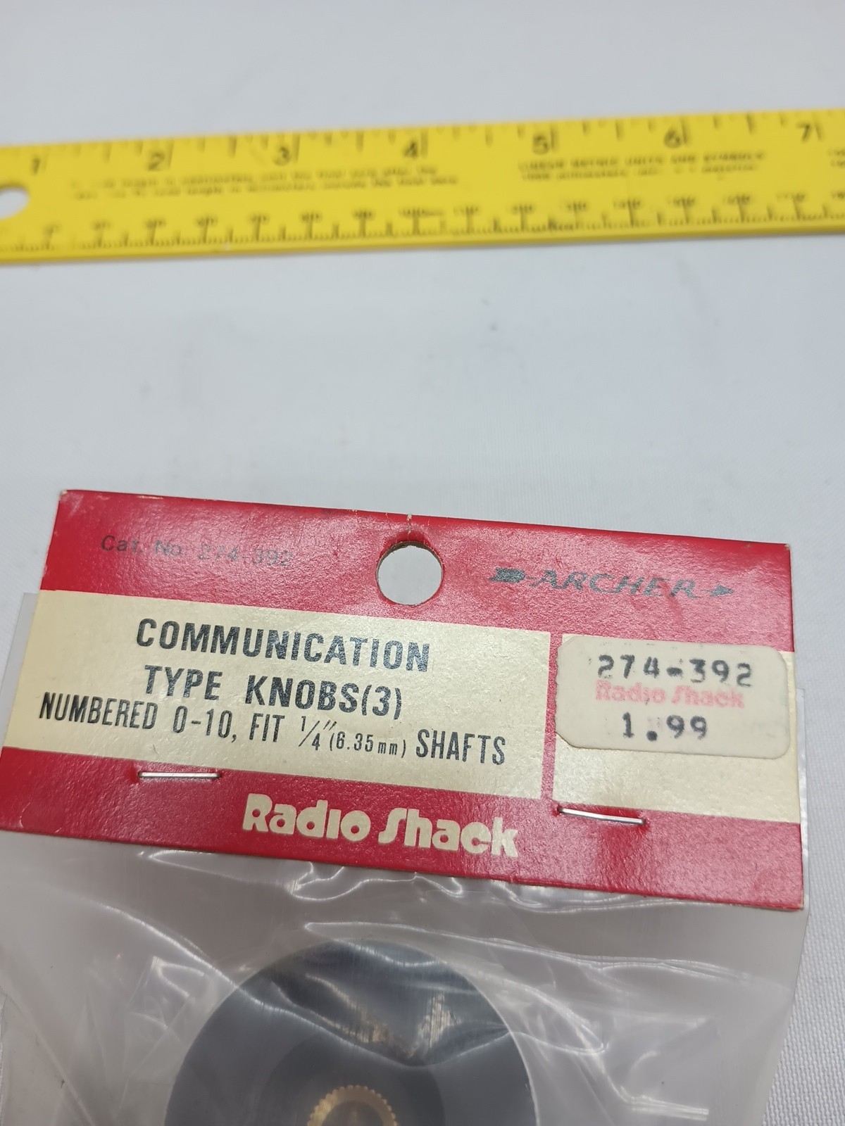 Archer 274-392 Communication Type Knobs (Pack of 3)