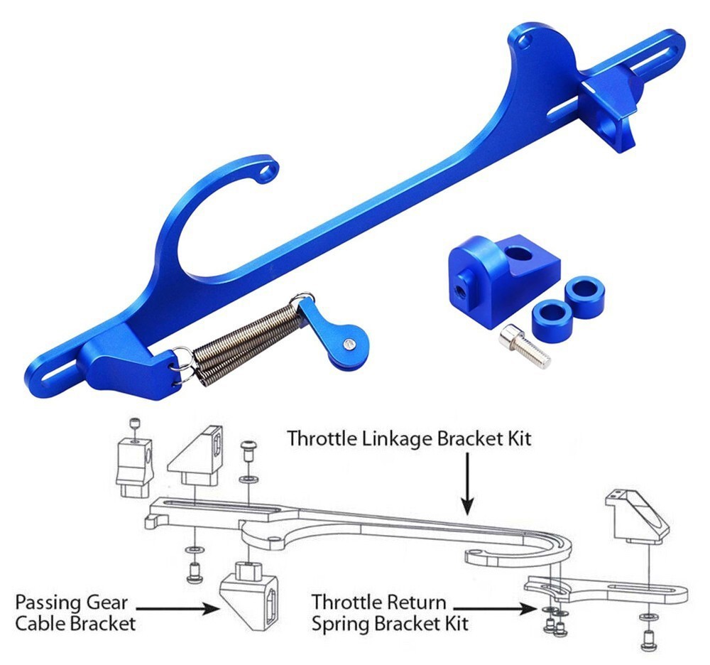 Throttle Cable Carb Bracket Carburetor 350 for Holley Aluminum 4150 4160 Series