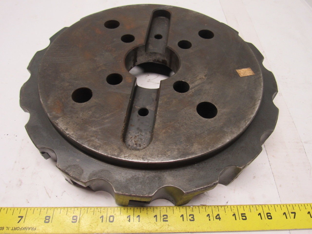 3023092 12" Shell Face Mill 2-1/2" Arbor Hole W/16 Inserts