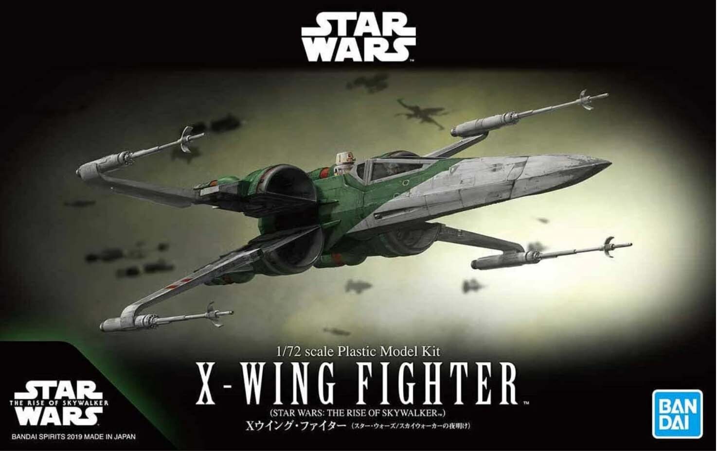 Bandai 5058313 Star Wars X-Wing 'The Rise of Skywalker' 1/72 Scale Model Kit