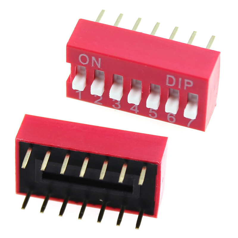 Slide Dip Switch Module 2.54mm DIL PCB Bread Board Piano Key Slide Flat Switches