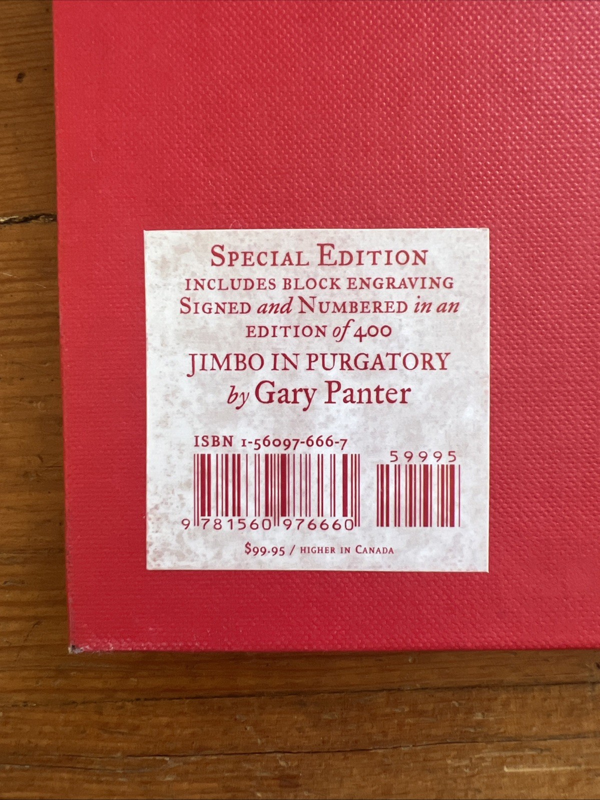 Jimbo in Purgatory Gary Panter 2004 Special Edition Signed And Numbered