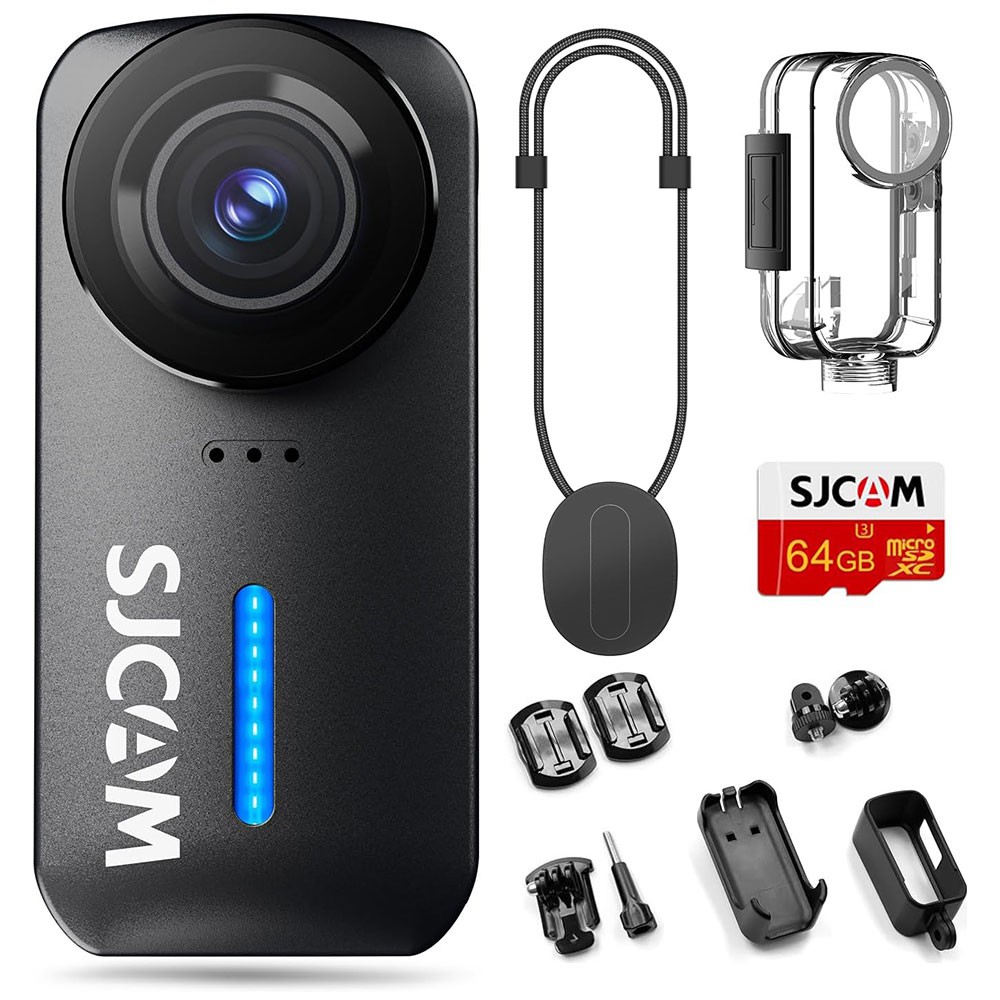 SJCAM C110+ 64GB Magnetic Mini Body Camera 4K 170° Fov Audio & Video Recording