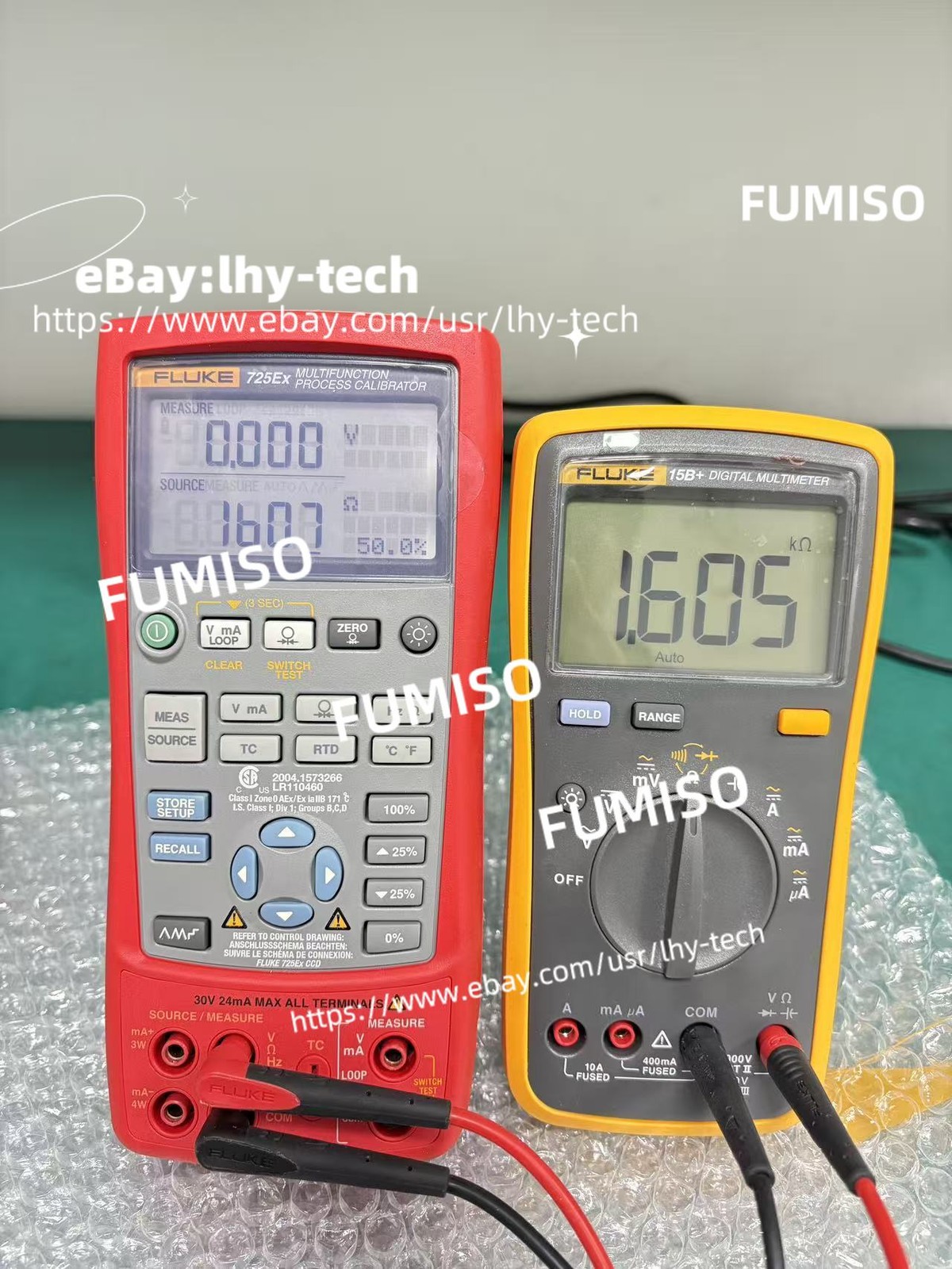 Fluke 725EX Multi-Function Process Calibrator&good working&&Fast delivery stock