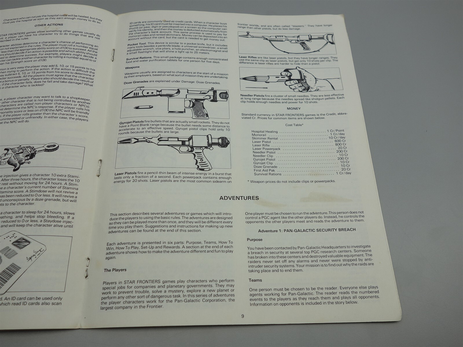 Star Frontiers Roleplaying: Alpha Dawn - Basic Game Rules (TSR)