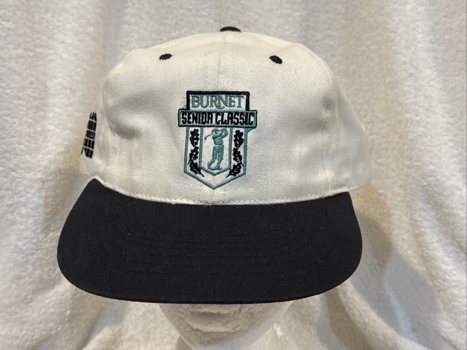 VNTAGE 1990's Burnet Senior Classic Golf Adult One Size Cotton Hat #4, NEW&NICE!