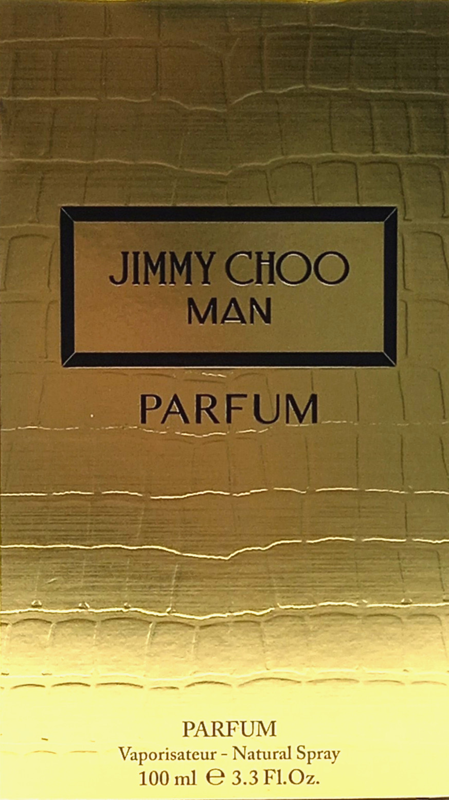 JIMMY CHOO MAN PARFUM SPRAY FOR MEN 3.3 Oz / 100 ml BRAND NEW ITEM IN BOX!!!