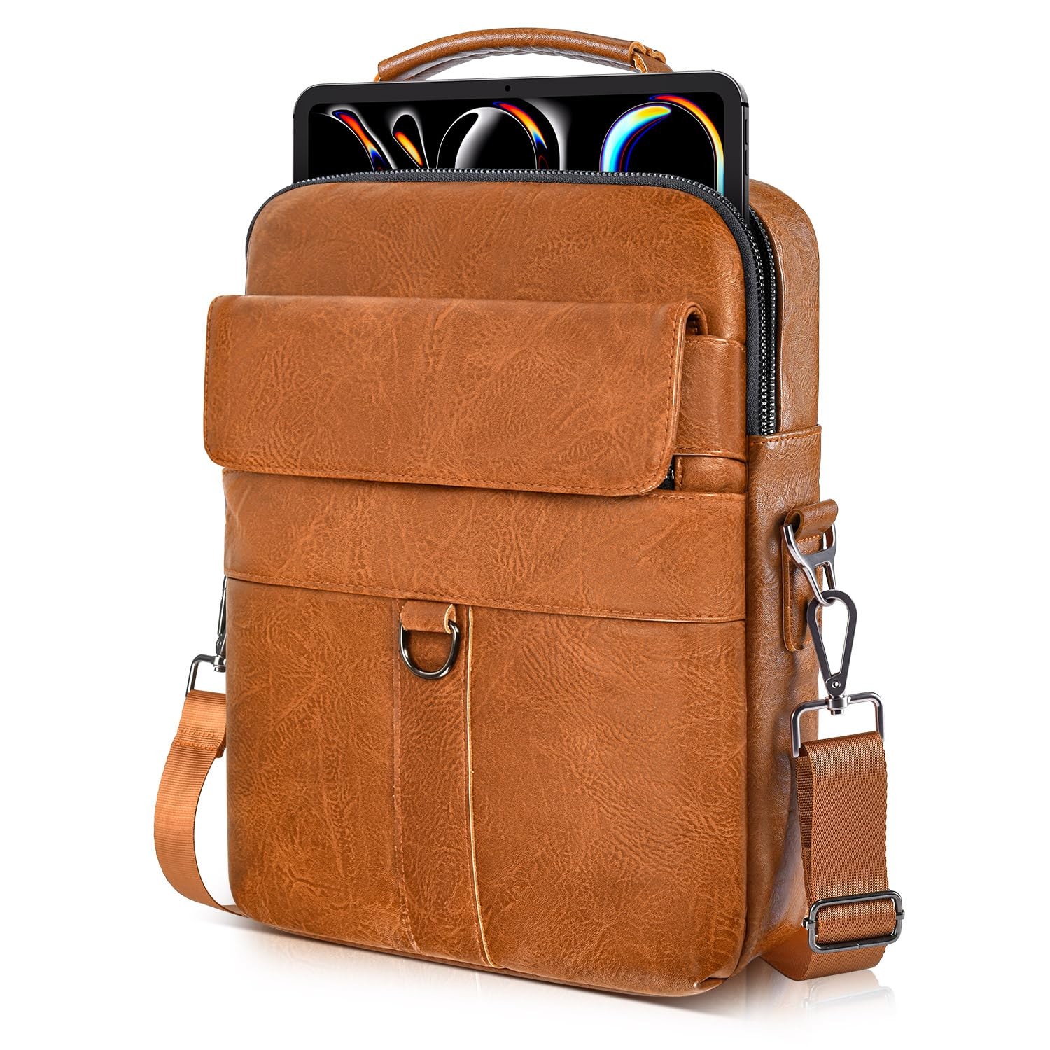 11 Inch Shoulder Bag Leather Carrying Case for 11 inch iPad A16, iPad 11 inch...