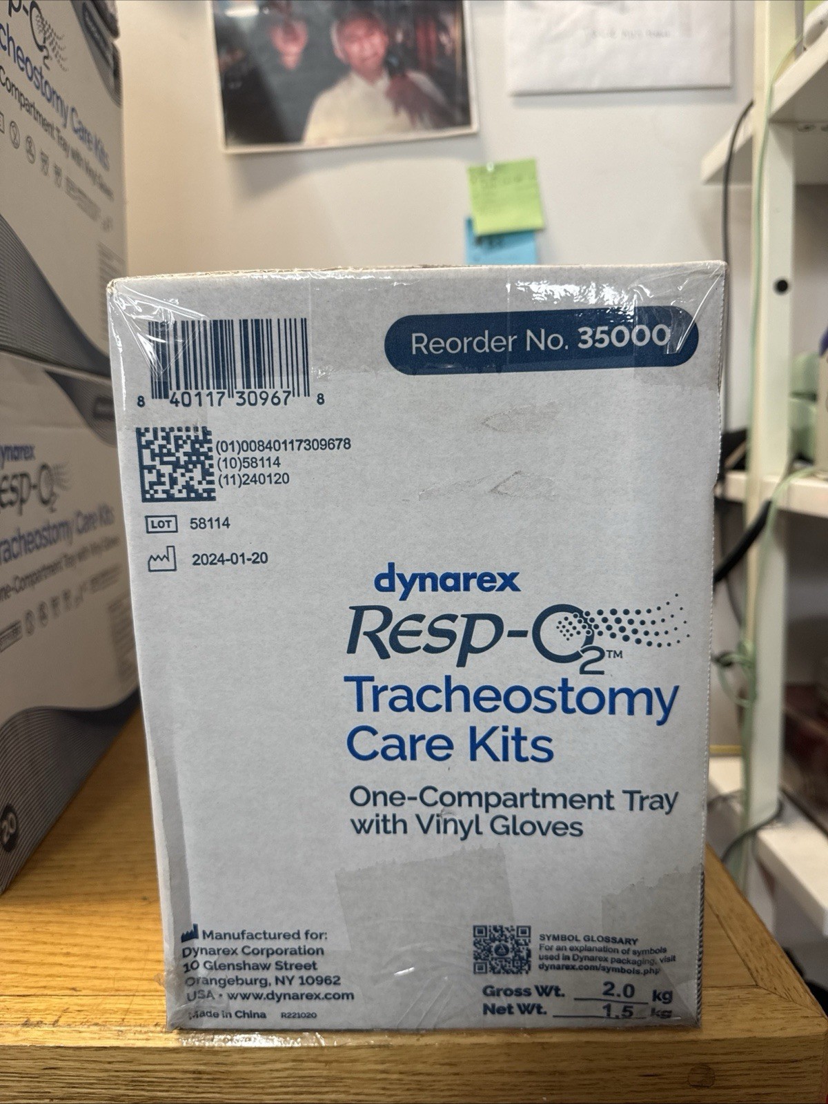 Tracheostomy Care Kit - basic - by Dynarex / RESP-O2 - Case Of 20