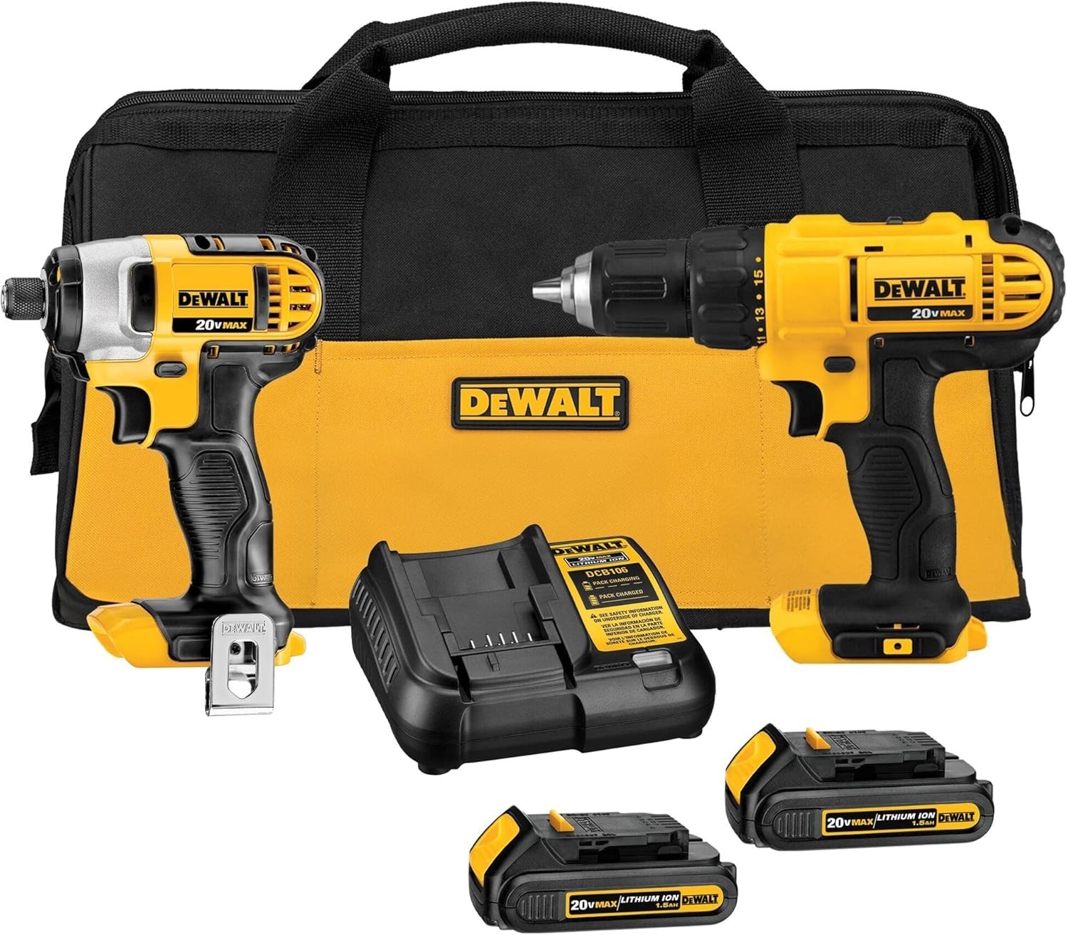 DEWALT 20V Impact Driver Combo Kit