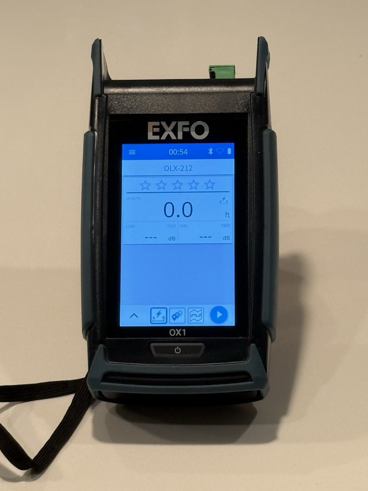 EXFO OX1-PRO-MI w/ 1310 1550 1650 LIVE FIBER EXPLORER OTDR FIBER TESTING METER
