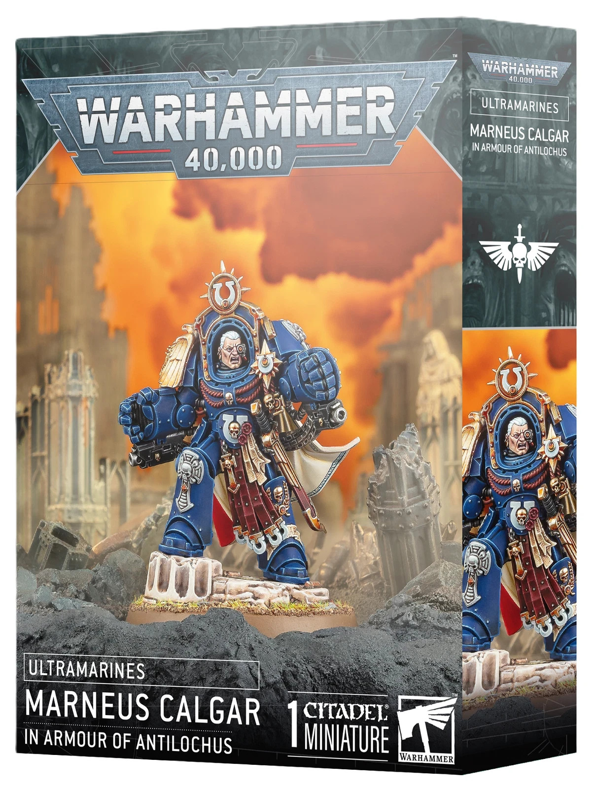 Ultramarines Marneus Calgar In Armour of Antilochus Warhammer 40K GW