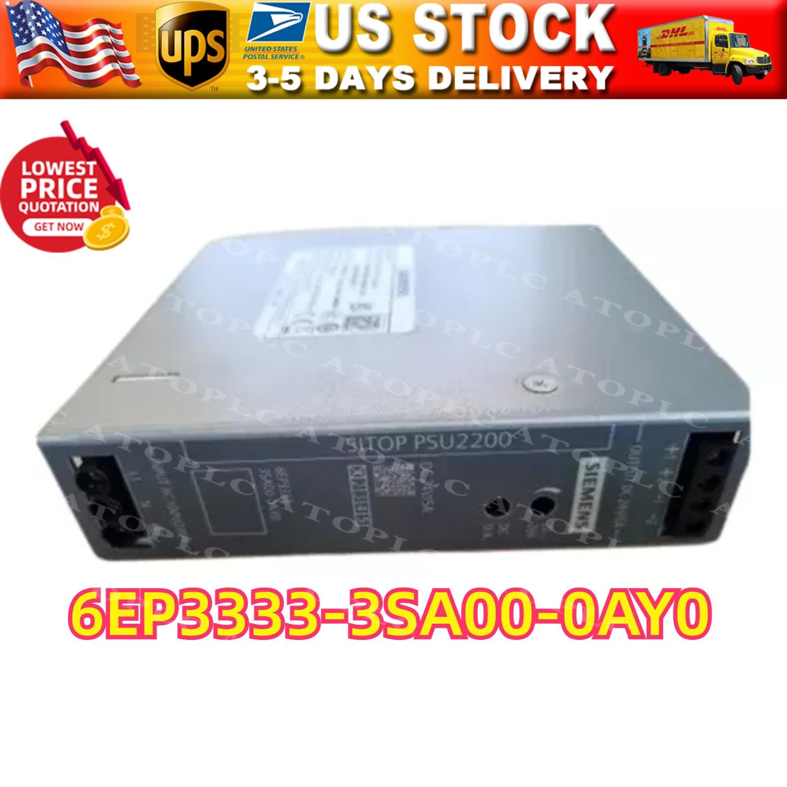 New Siemens SITOP PSU2200 POWER SUPPLY 6EP3 333-3SA00-0AY0 6EP3333-3SA00-0AY0