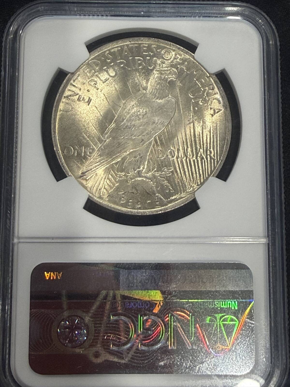 1922 Peace Silver Dollar NGC MS-65