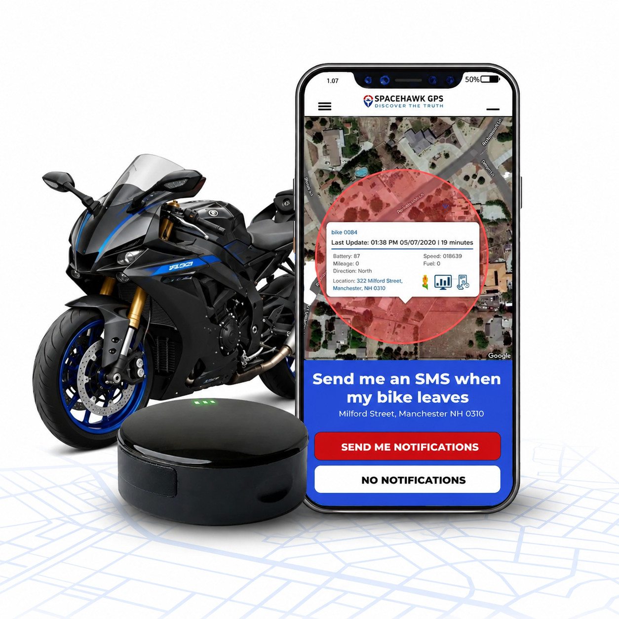 Anti Theft  mini GPS Tracker for Motorcycles | Real-Time GPS Tracking Device