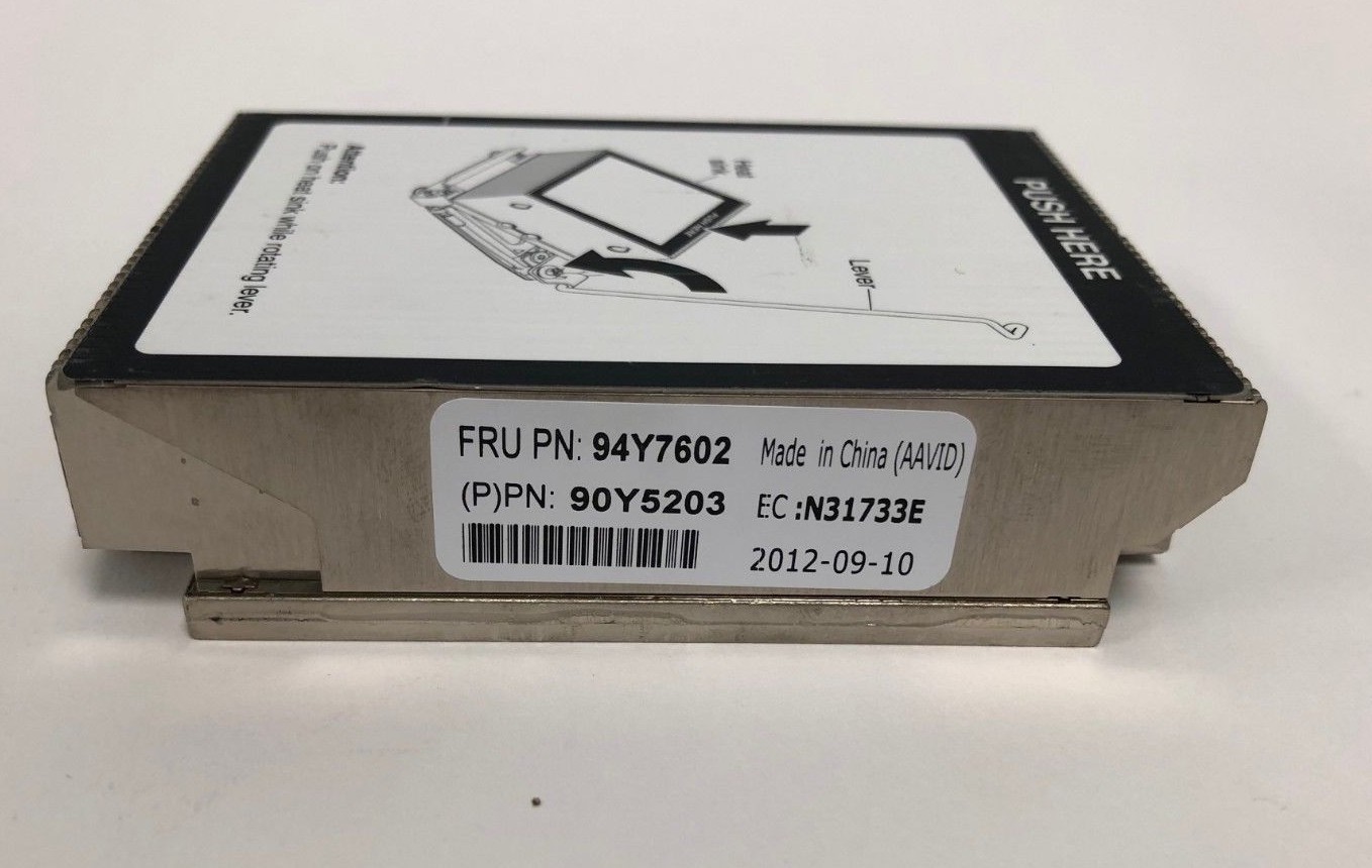 IBM 94Y7602 Heat Sink 95W X 3550 M4 System X 7914-AC1 90Y5203