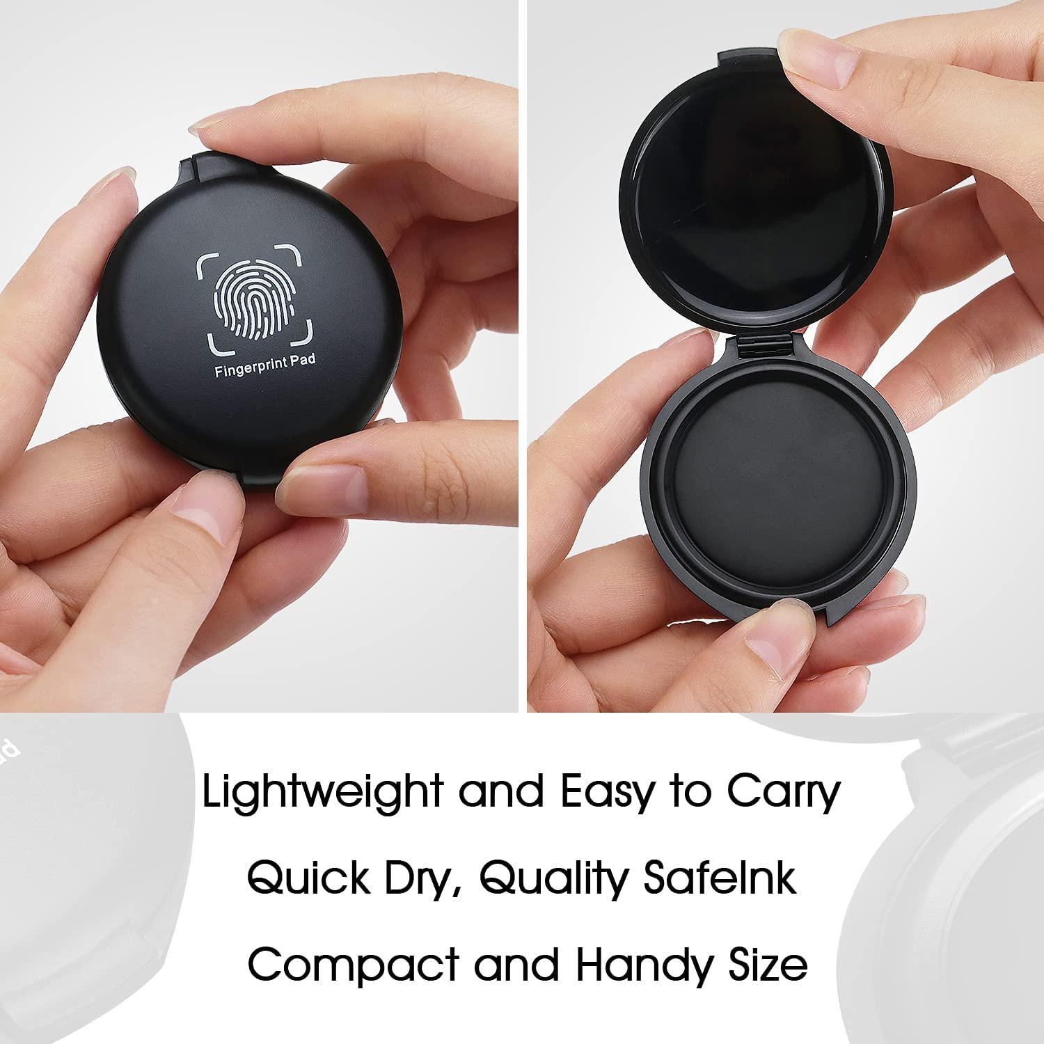 1 Pack Thumbprint Fingerprint Ink Pad for Notary Supply Identification Security