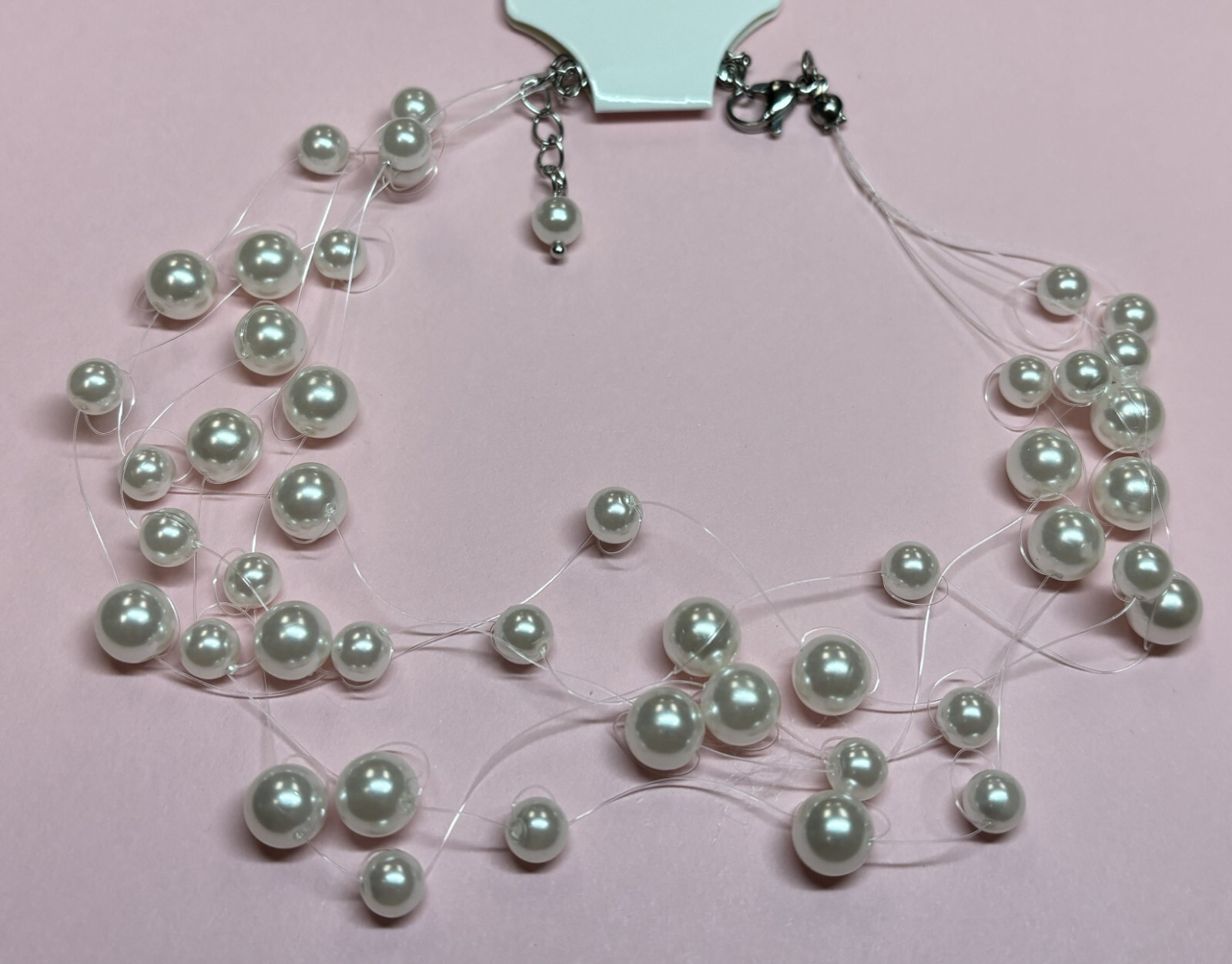 Pearl Choker Bauble Necklace