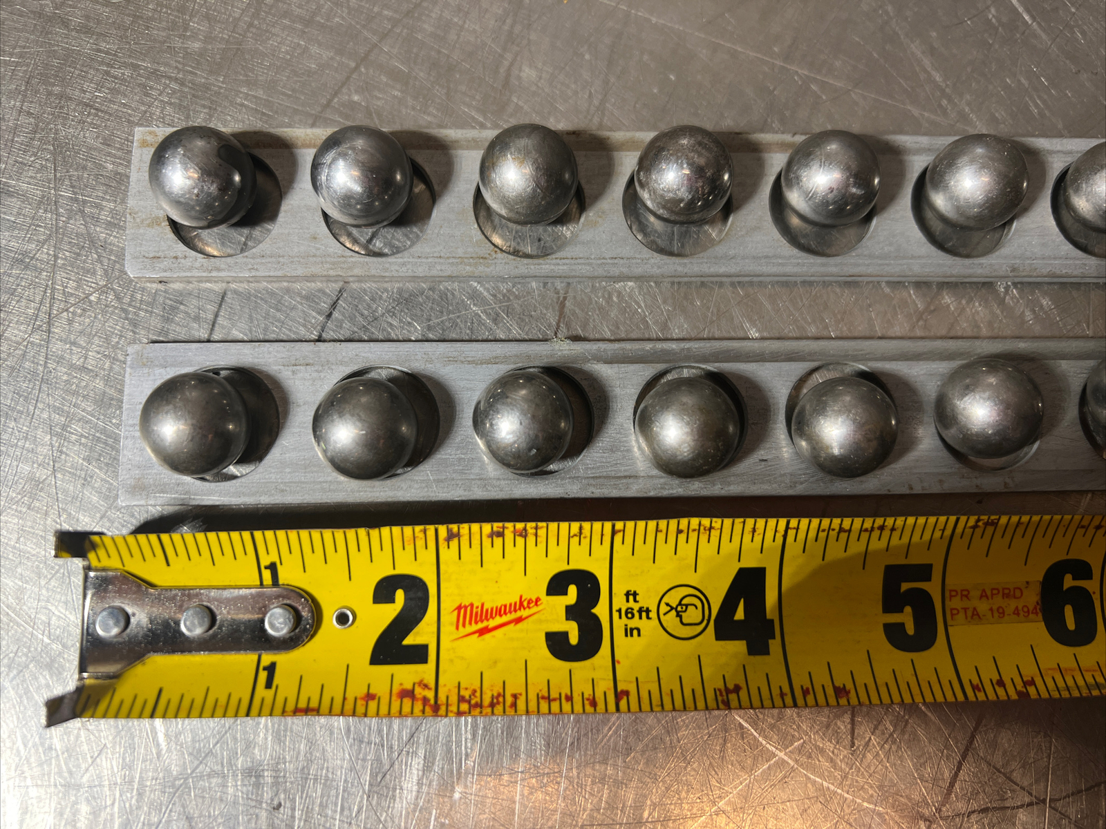 Optical Comparator Table Rails. Unknown To What Make Or Model. See Pictures