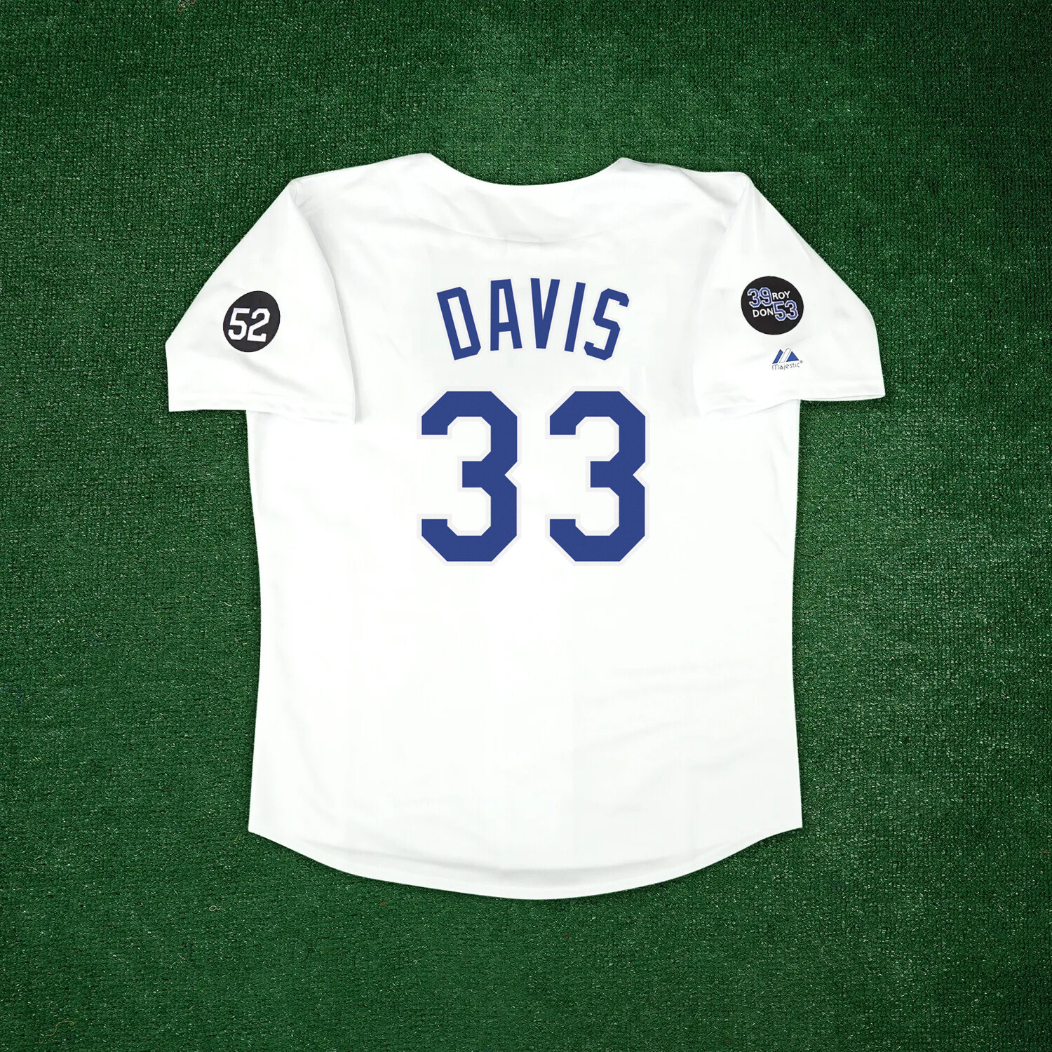 Eric Davis 1993 Los Angeles Dodgers Cooperstown Home White Jersey