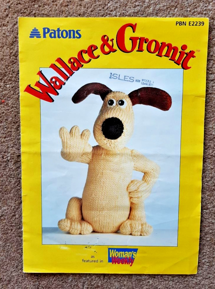 ALAN DART WALLACE & GROMIT TOYS KNITTING PATTERN PICK & MIX