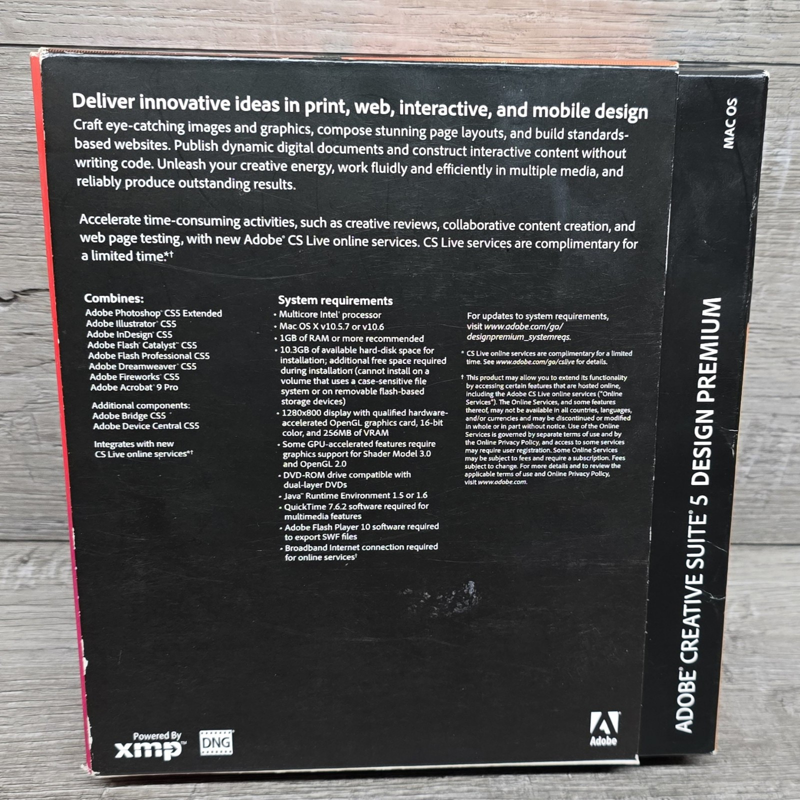 Adobe Creative Suite 5 Design Premium ~ Education Edition For MAC OS