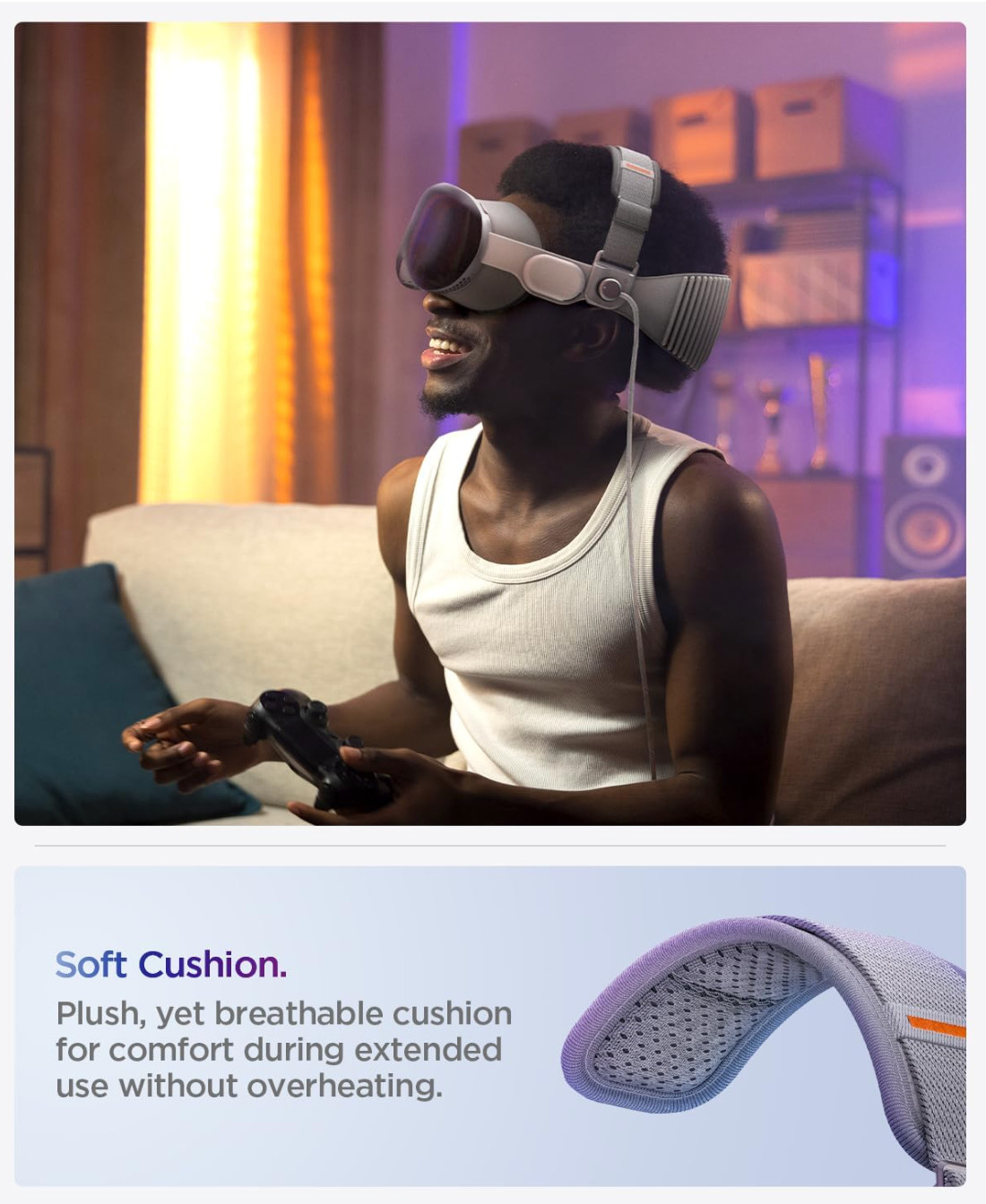 Spigen [DR210] Padded Head Strap for Apple Vision Pro Head Strap
