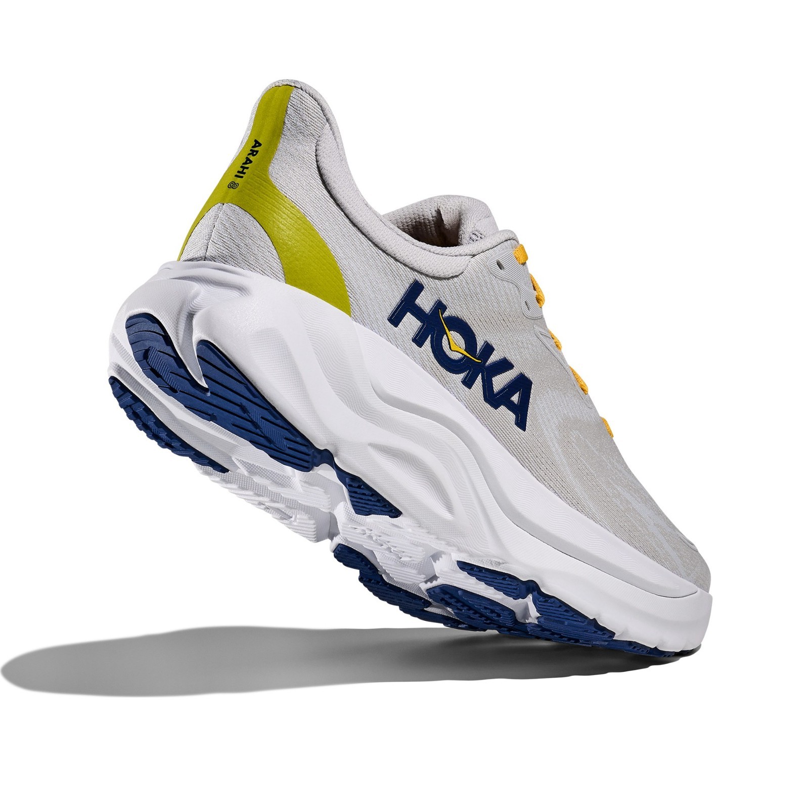 Men's HOKA Arahi 8 Road-Running Shoes Stardust/Cosmic Grey NWB
