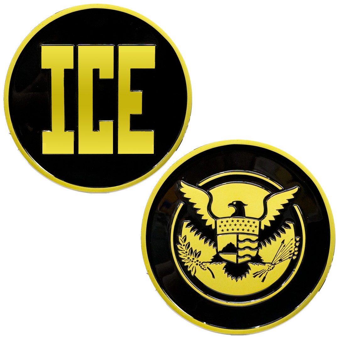 DL3-12 ICE DRO ERO new branding HSTF Challenge Coin USMS FBI HSI BP OFO