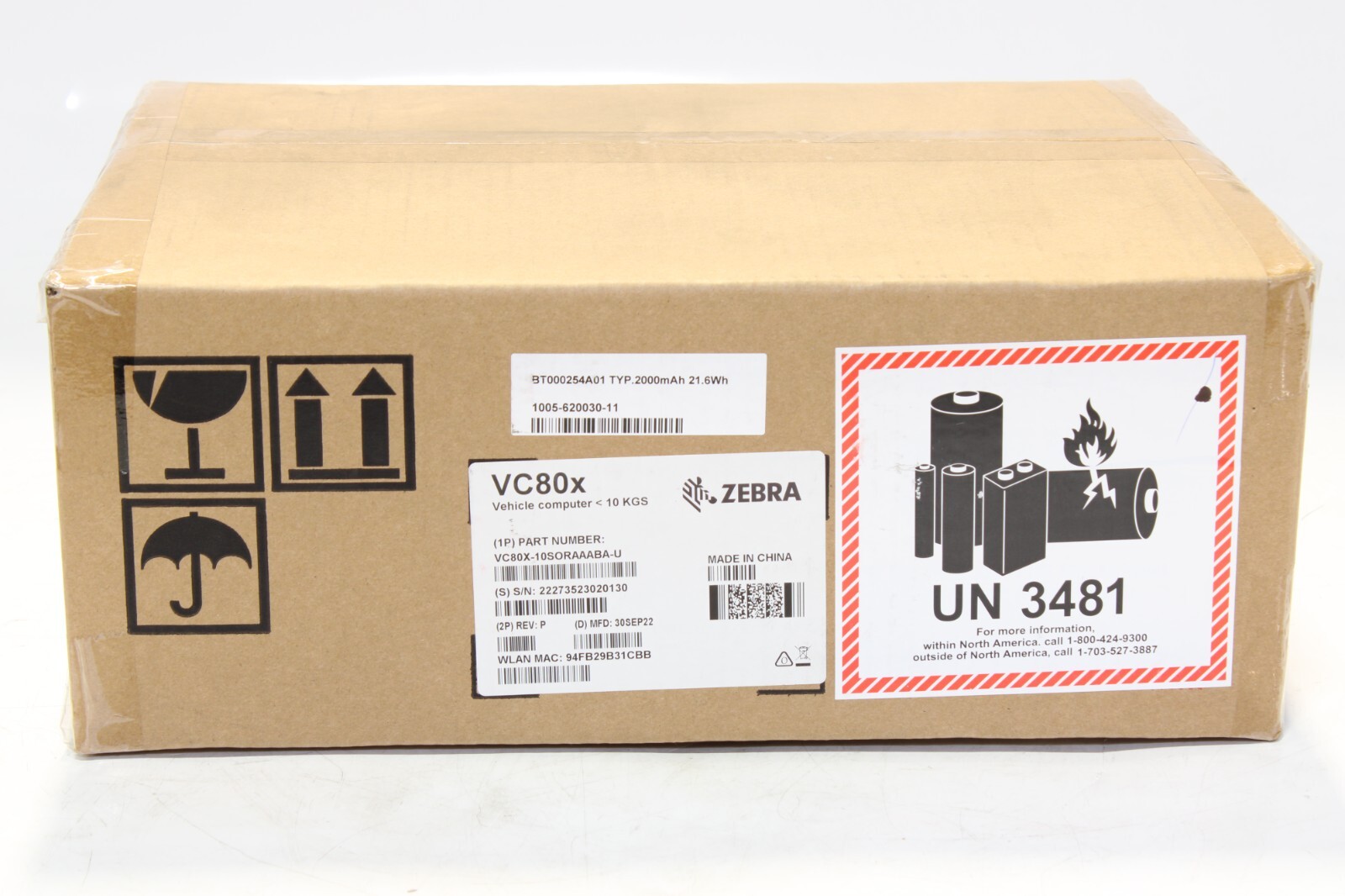 Zebra VC80X Vehicle Mounted Data Terminal Mobile Computer Device Use Android OS