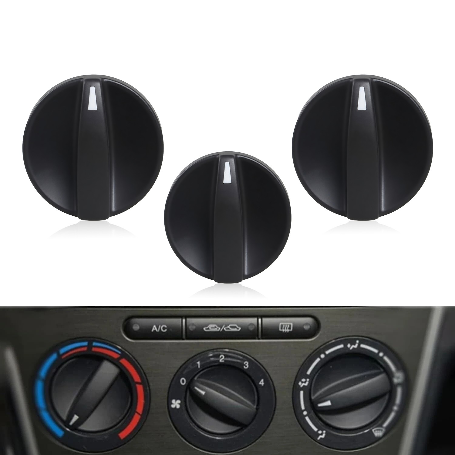 Heater & A/C Fan Speed Control Knob Switch for 2006-2008 Mazda 6