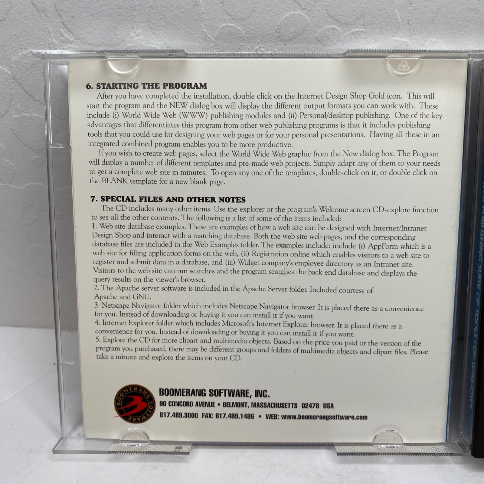 32-Bit Gold Internet/Intranet Design Shop CD-ROM CD Web Design Windows 95 Suite