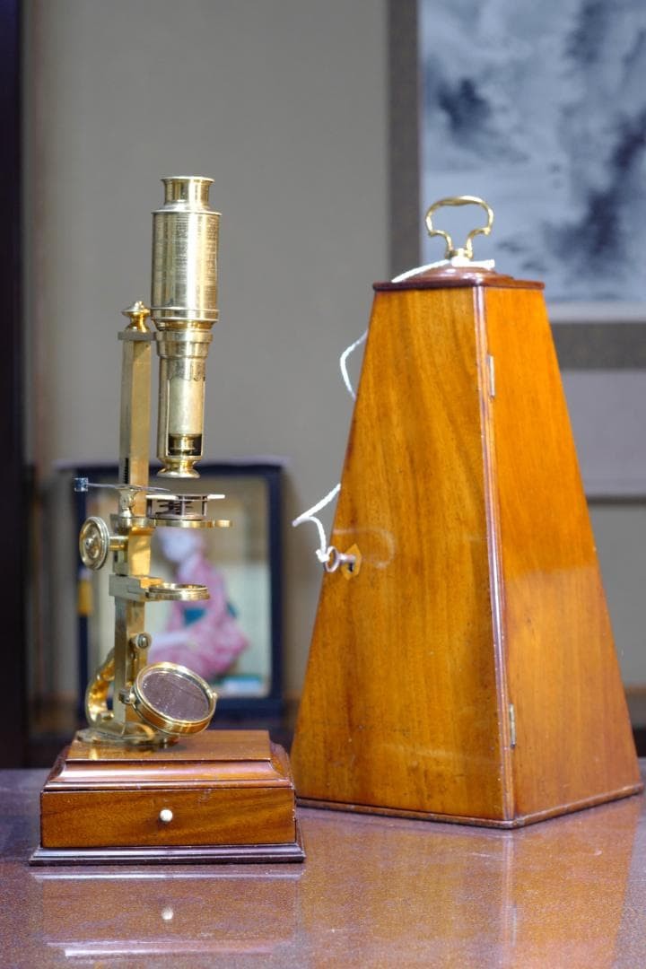 microscope antique vintage collectible John Richardson's cuff microscope