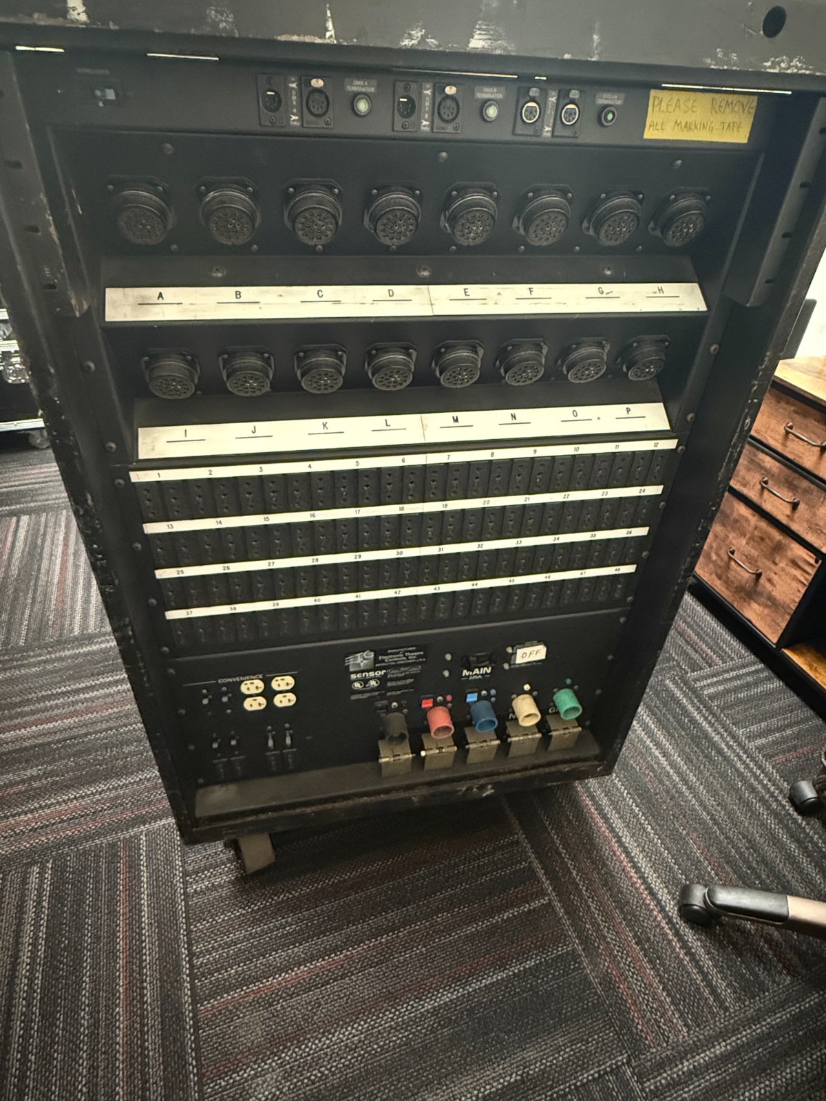 ETC Sensor Dimmer 48 Channel Light Stage Lighting Theater  Rig - With Modules