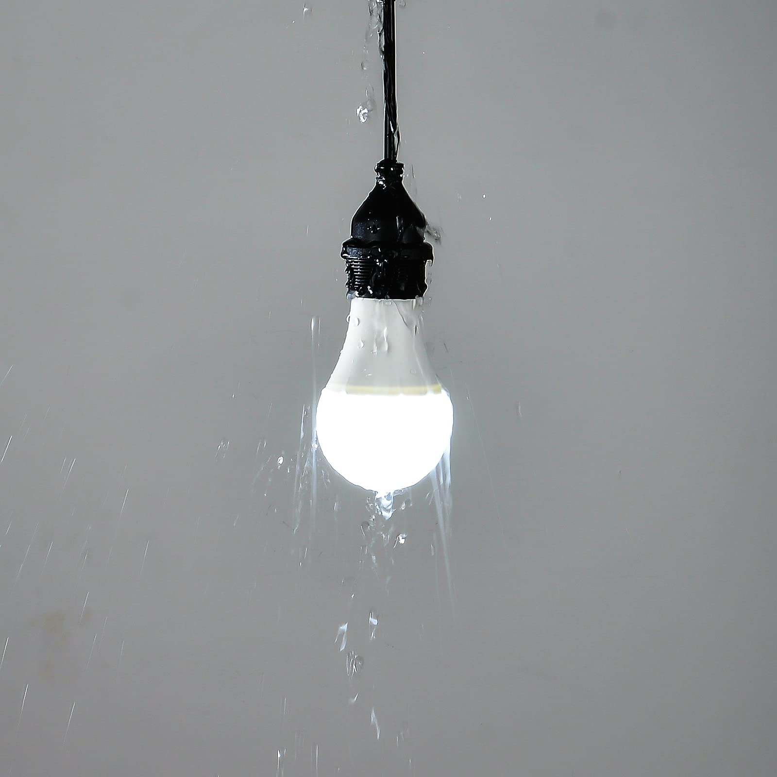 Waterproof Temporary Building Lighting Plug E26 E27 Socket W/Wire 10'