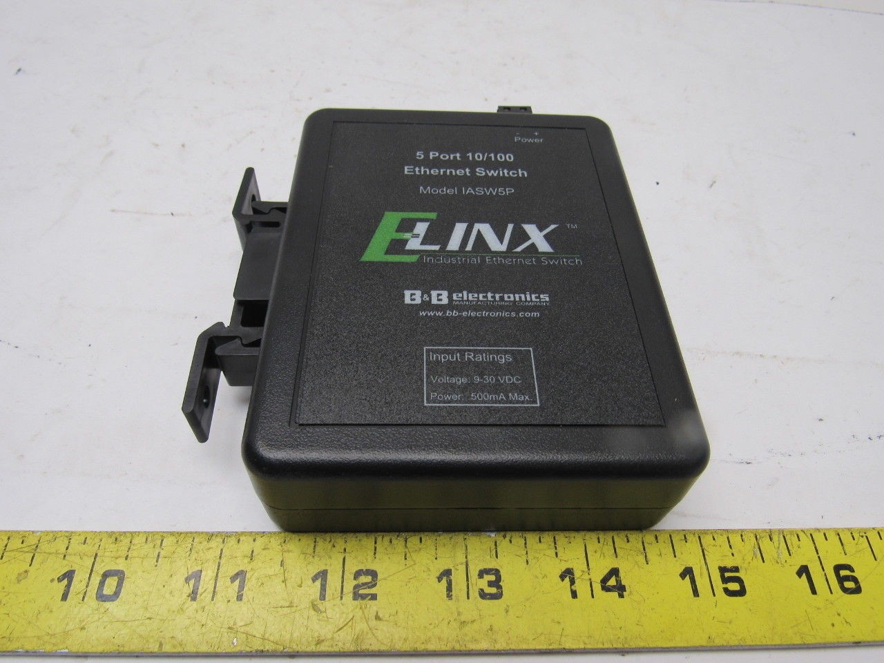 B&B Electronics IASW5P 5 Port Industrial Ethernet Switch
