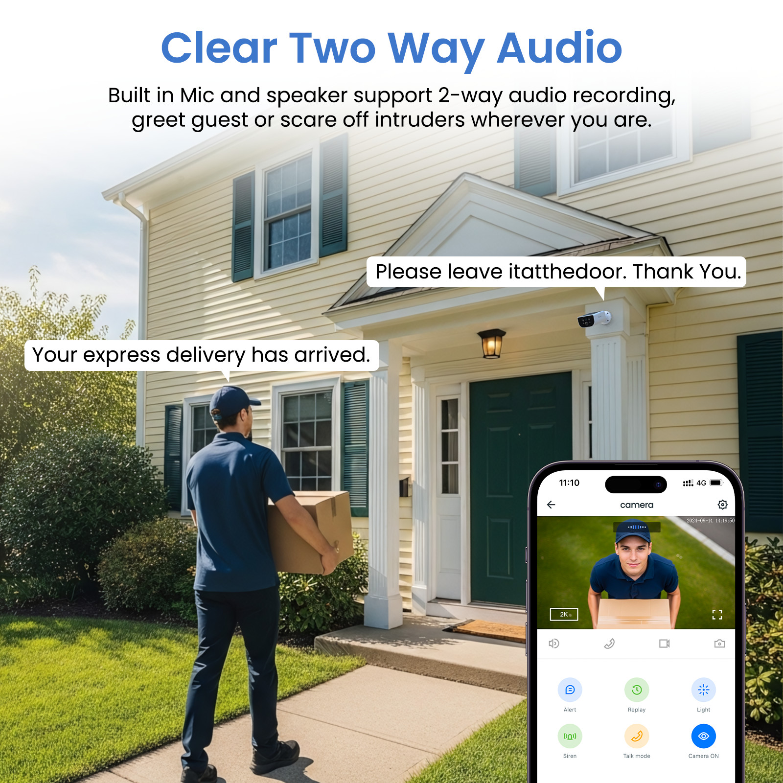 Wansview S1 Solar Security Camera 2K Wireless Outdoor Cam Human Detection
