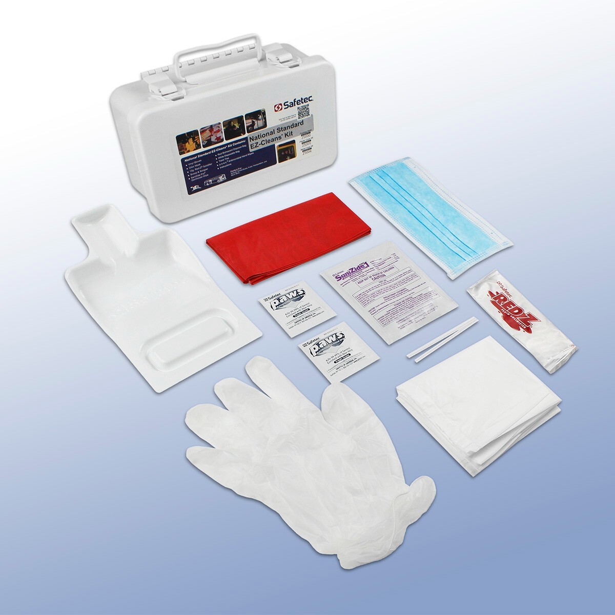 Safetec Bloodborne Pathogen Biohazard Bodily Fluid Clean-up Kit 25005