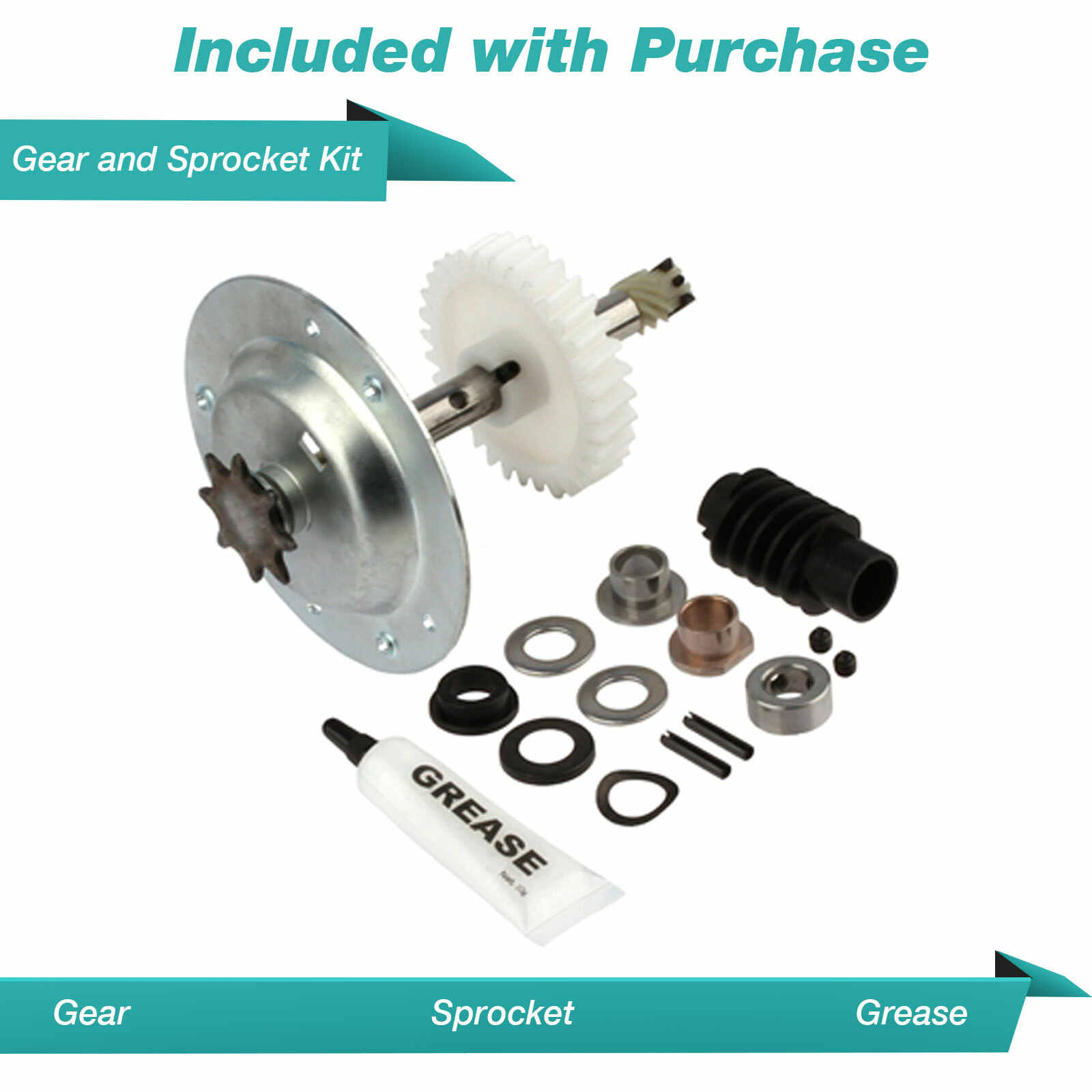 For 41C4220A Chamberlain Craftsman LiftMaster Sears garage door opener gear kit